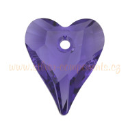 Swarovski divoké srdce 12mm - Tanzanit Swarovski divoké srdce 12mm - Tanzanit